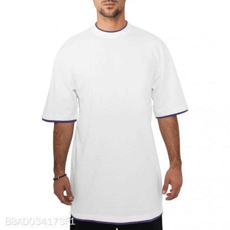 Fashion Round Collar Plain Shirt