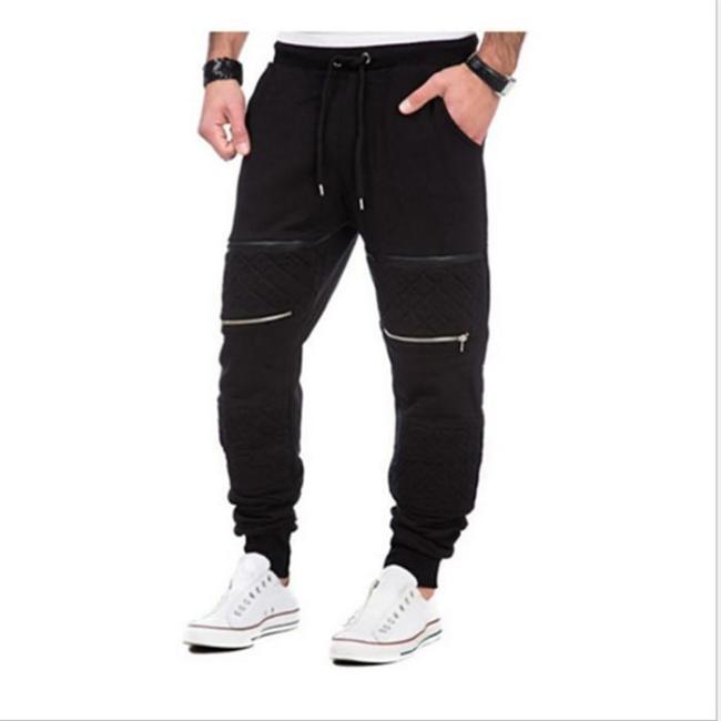 Men's Sports Fashion Zipper Fitness Pants