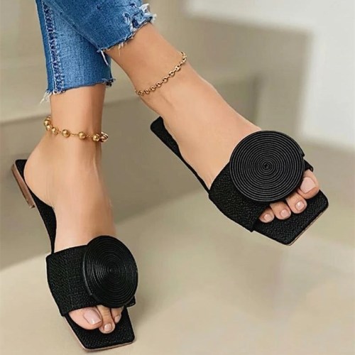 Women Shoes Flat Summer Fashion Ladies Slippers Casual Plus Size Comfortable Shallow Shoes Outdoor Solid Beach Female Slides.