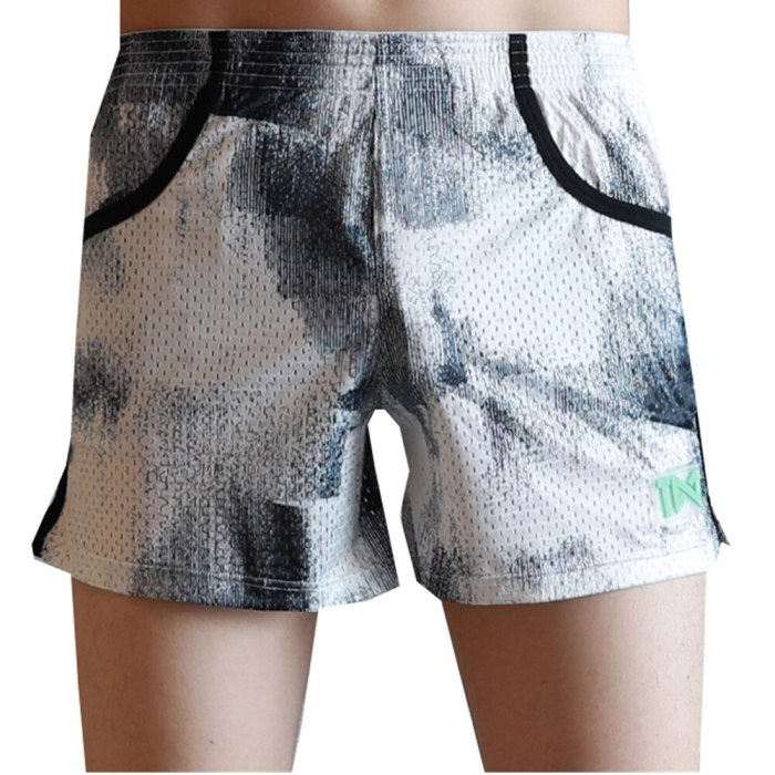 Men's Home-wear Fashion Mesh Breathable Casual Shorts Joggers Shorts Slim Fit Sweatpants With Pocket Pantalones Cortos Hombre