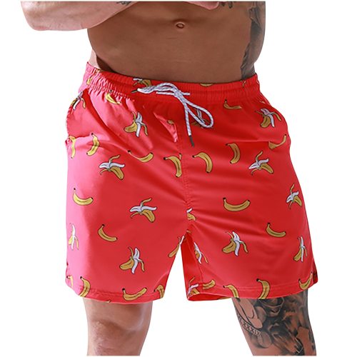 2021 Summer New Casual Shorts Men Printed Beach Shorts Mens Quick Dry Board Shorts For Men Beachwear Short Pants Men Clothing