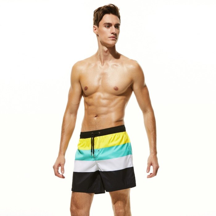 Men Swimming Trunks Swimwear Summer Swimsuit Board Shorts Bermuda Surf Briefs Beach Wear Bathing Suit Maillot De Bain Homme