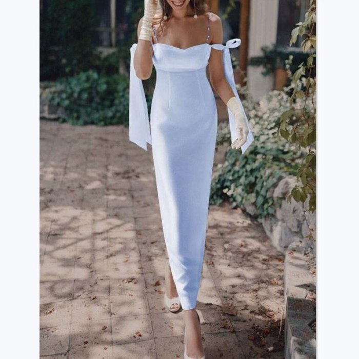 2021 Fashion Sexy Women Dress Elegant Party Night Backless Spaghetti Straps Slim Dress Plus Size