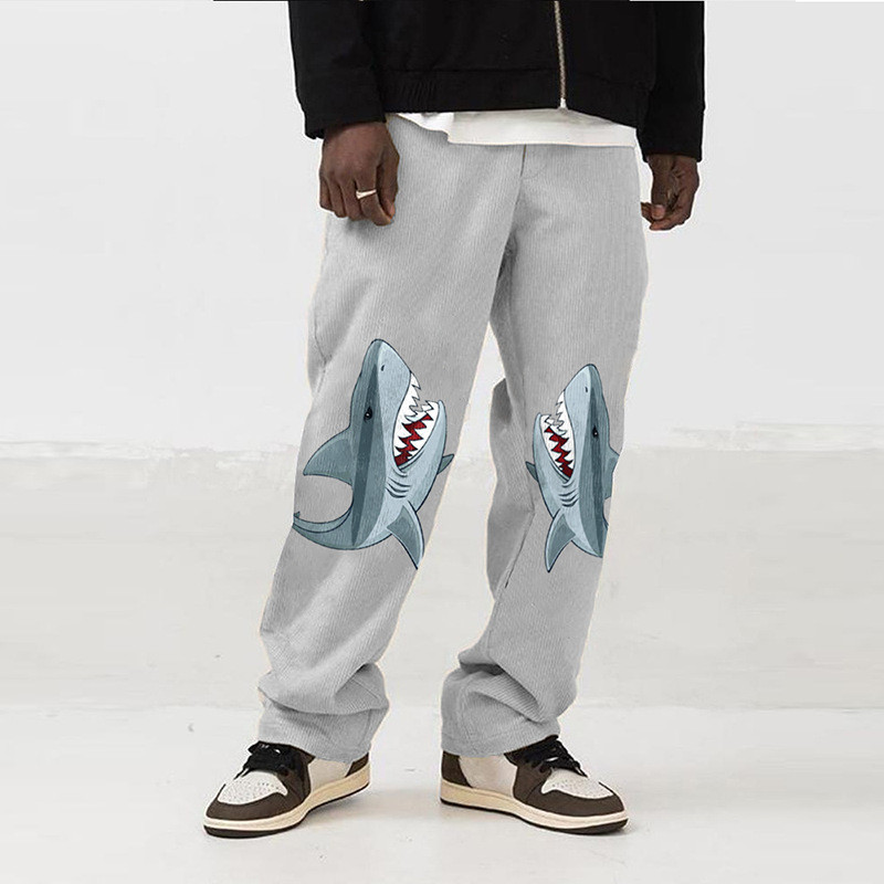 straight cut jogging pants