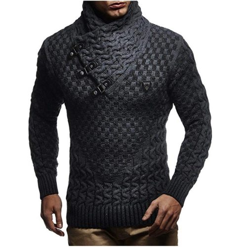 2021 Mens Sweaters Warm Hedging Turtleneck Pullover Sweater Man clothes Casual Knitwear Slim Winter Sweater