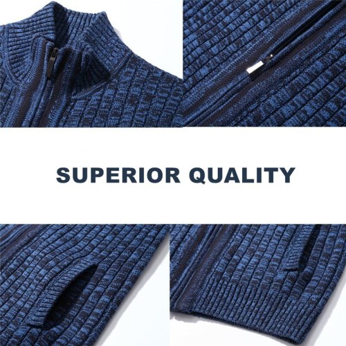 Men sweaters knitted zipper cardigan male Top quality famous brand clothing christmas sweater Knitwear Outwear new