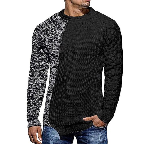New Design Pullover Men O-neck Long Sleeve Warm Slim Sweaters Men's Sweater Pull Male