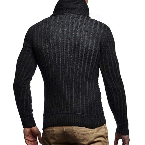 Autumn Winter Turtleneck Sweater Men 2021 New Casual Slim Mens Jumpers Sweaters Long Sleeve Knitted Vintage Sweater Pullover Men