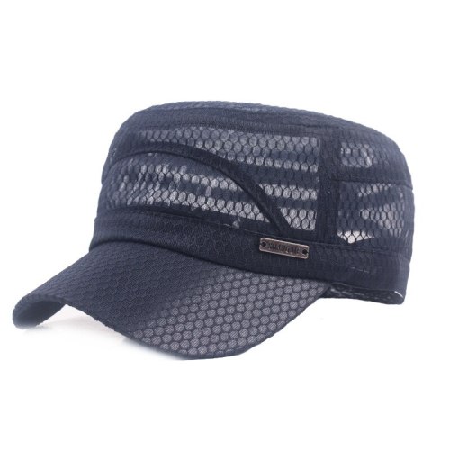Summer Outdoor Men Net Flat Caps Hiking Hats Women Sun Shade Cycling Riding Breathable Anti Ultraviolet Travel Hat