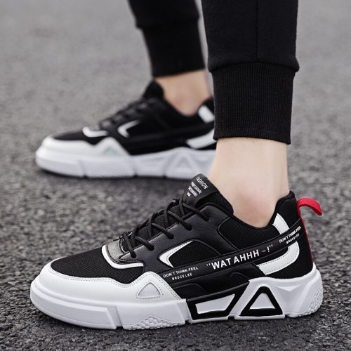 Men's Vulcanize Shoes Outdoor Trend Shoes Men Fashion Sneakers Breathable Casual Shoes Men Mesh Synthetic Shoes Synthetic Shoes