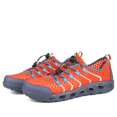 Swimming shoes men's and women's shoes orange beach speed interference water sports shoes fishing nets water shoes Zapatillas