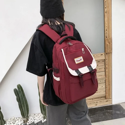 Fashion Women's Backpack Trendy School backpacks Student School Bag for girls Large Capacity university bookbags travel daypack