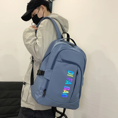Woman Backpack Waterproof Nylon Schoolbag For Teenage Girls High Capacity Laptop Rucksack Fashion School Bag Bagpack Men Mochila