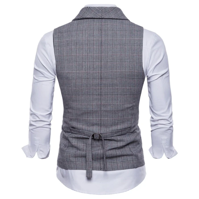Spring Business Vest Men's Clothing Male Autumn Jacket Casual Men England Suit Vest With Pockets Vest Outerwear