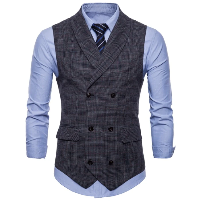 Spring Business Vest Men's Clothing Male Autumn Jacket Casual Men England Suit Vest With Pockets Vest Outerwear