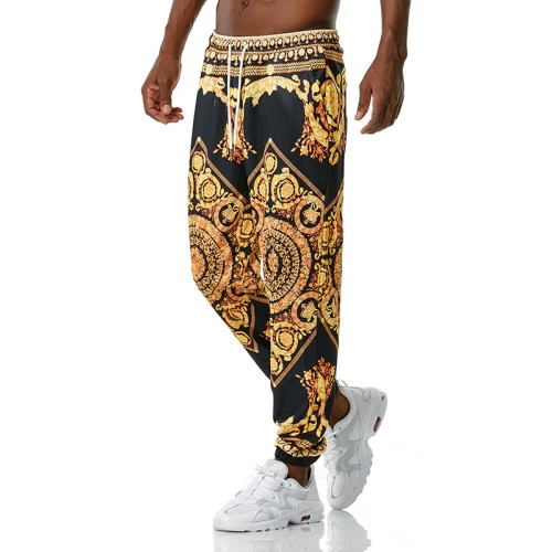 Vintage 3D Palace Printed Joggers Pants Men Hipster Streetwear Casual Jogging Sweatpants Men Women Hip Hop Sports Trousers Male