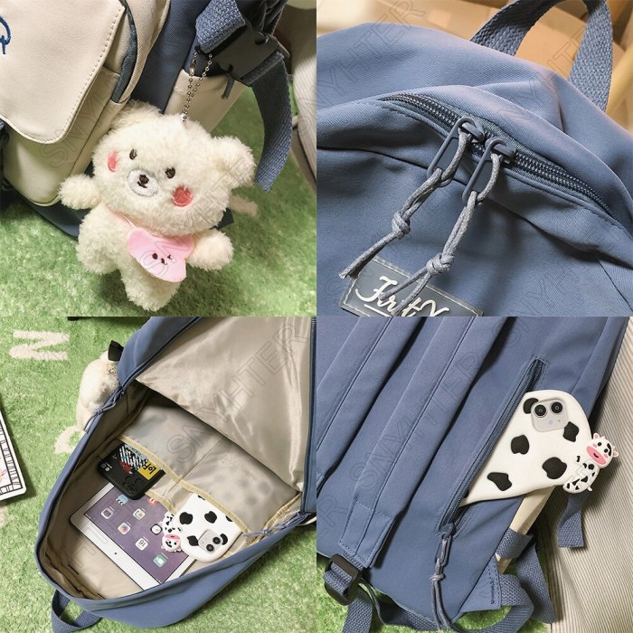 Women Cute Travel teenager School Bag Fashion Lady Kawaii Book Backpack Female Laptop Student Bag Girl Harajuku College Backpack