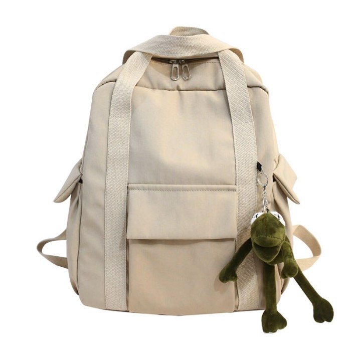 2021 Women Backpack Waterproof Nylon Simple School Bag For Teenager Travel Bag Designer Backpack