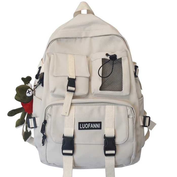 Women Boy Nylon Backpack Travel Mesh Female Student College School Bag Men Girl Cool Laptop Backpack Male Fashion Book Bags Lady