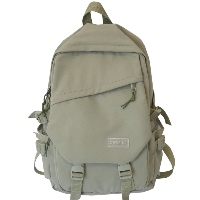 Nylon Female School Bag College Book Lady Laptop Backpack Kawaii Fashion Girl Student Bag Travel