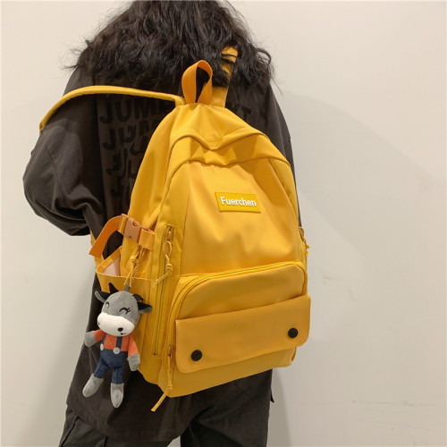 Harajuku Backpack for Girls Female Kawaii Book Fashion Cute Ladies Bag Waterproof Nylon Backpack Student Women School Bag Laptop