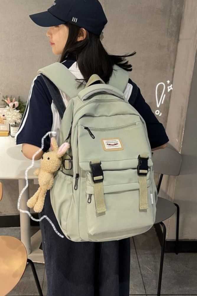 2021 New Waterproof Nylon Women Backpack Korean Japanese Fashion Female Students Schoolbag Multilayer Simple Sense Travel bag