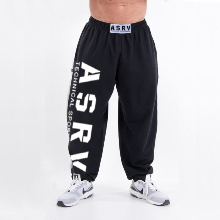 Sweat pants new men's clothing pants Leisure squat Loose street hip hop Fashion letter trend joggers Fitness sweat pants
