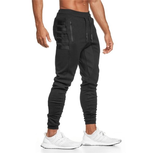 Mens New Jogger Sweatpants Casual Skinny Cotton Pants Gyms Fitness Workout Trousers Male Spring Sport swearpants Track Bottoms