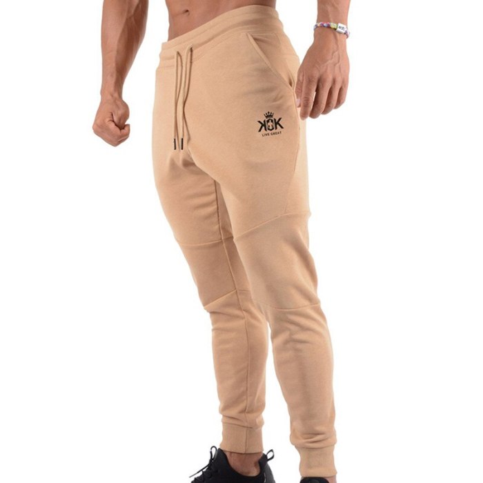 2021 Cotton Joggers Pants Men Running Sweatpants Skinny Track Gym Fitness Training Trousers Male Bodybuilding Workout Bottoms