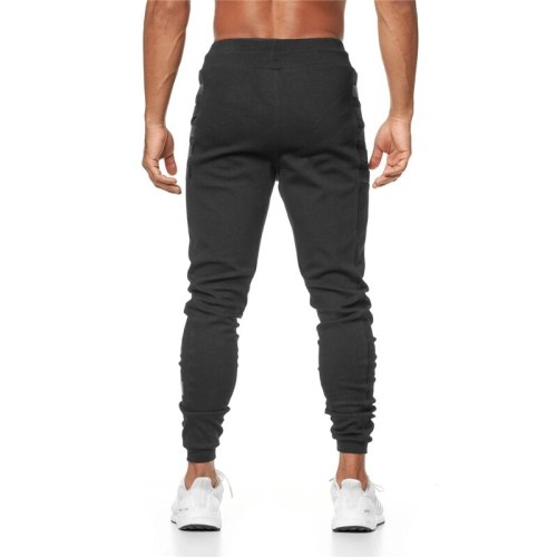 Mens New Jogger Sweatpants Casual Skinny Cotton Pants Gyms Fitness Workout Trousers Male Spring Sport swearpants Track Bottoms