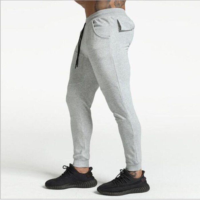 New  Brand Sweatpants Medal Fitness Casual Elastic Embroidered Pants Stretch Cotton Men's Pants Jogger Bodybuilding 2021