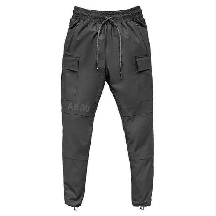 2021 Mens Autumn Casual Cotton Sweatpants With Pocket Pants Man Gyms Fitness Bodybuilding Skinny Trousers