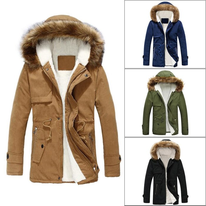 Mens Parkas Jacket High Quality New Style Winter Coat Men Hooded Cotton-Padded Clothes Long Cotton Men Winter Coat