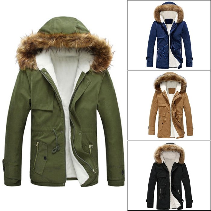 Mens Parkas Jacket High Quality New Style Winter Coat Men Hooded Cotton-Padded Clothes Long Cotton Men Winter Coat