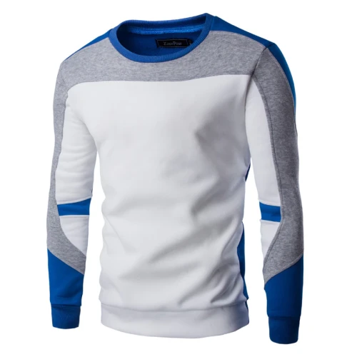 2021 Men's Sweatshirt Casual Fashion Hoodies Men Slim Fit Pullover Male Long Sleeve Streetwear Patchwork Quality Sweatshirts Men