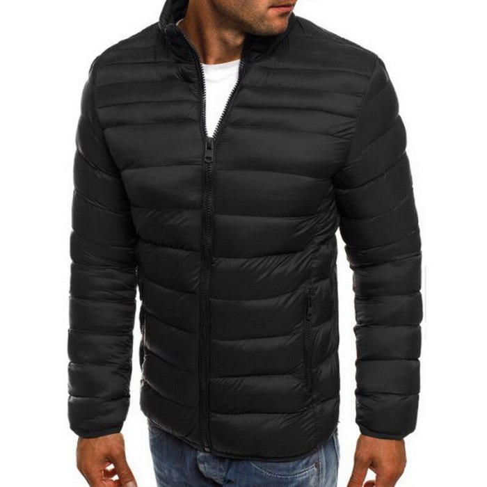 2021  Winter Hooded Jackets Padded jacket men Thicken Warm Lightweight Parkas  New Males Windproof Jackets
