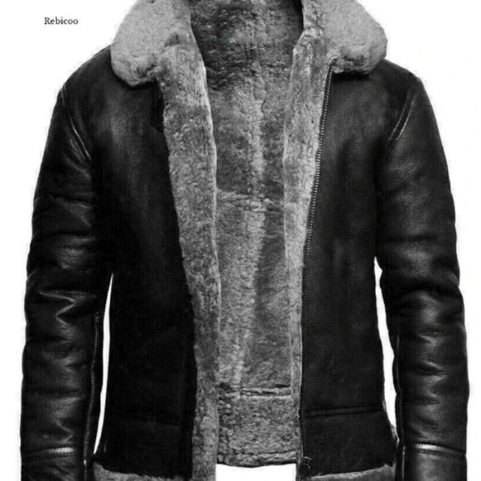 Fashion men's fashion men's fashion autumn winter 2021 explosion men's artificial fur a long sleeve coat