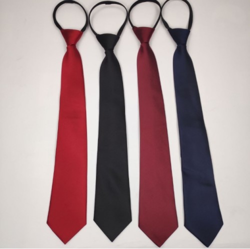 Fashion solid color men's tie