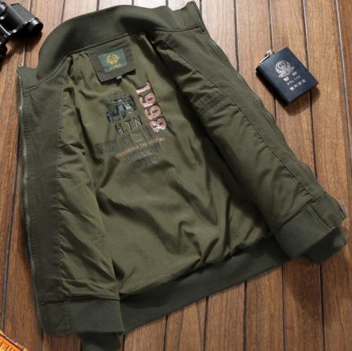 Bomber Men Jacket Military Fashion Punk Streetwear Plus Size Cardigan Men Jacket Chaqueta Hombre Men's Clothing