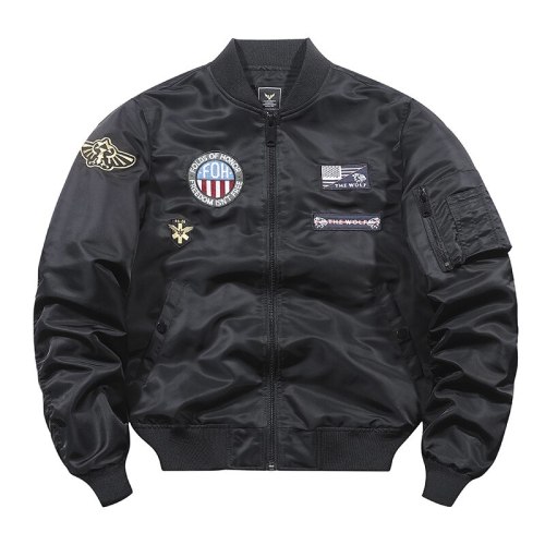 Free ShoppingEmbroidered Jacket Men's New Fall/winter Baseball Jacket Loose Large Size Fashion Casual Jacket Men's Wear