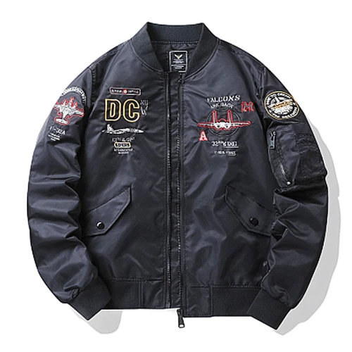 2021 Spring New Men's Jacket Men's Bomber Jacket Casual Fashion Men's Coat High Quality Pilot Jacket Embroidery Men's Wear Top