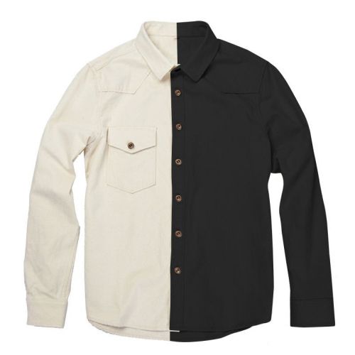 Autumn New 2021 Men's Jacket Fashion Color Matching Patchwork Jacket Men's Coats Long Sleeve Casual Plus Size Outerwear & Coats