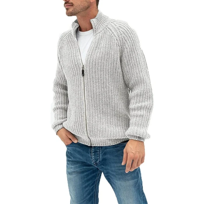 2021 New Men's Sweaters Autumn Winter Warm Zipper Cardigan Sweaters Man Casual Knitwear Sweatercoat male clothe