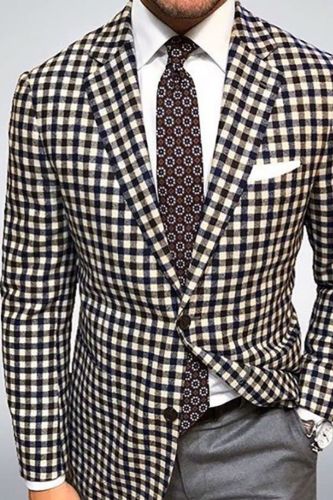 Men's Jacket Business Suit Male Slim Fit Autumn Men's Clothing Male Blazer Classic Men's Blazer