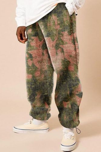 2021 Leisure Irregular Printed  Hip Hop Jogging Loose Trousers Pocket Long Sports Harajuku Pants Fashion Oversized Streetwear