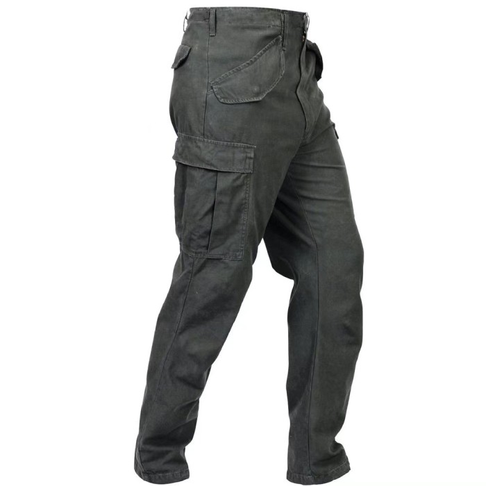 Men Striped Zipper Pants Denim Overalls Vintage Wash Hip Hop Work Trousers Jeans Pants High Quality Simple Pant