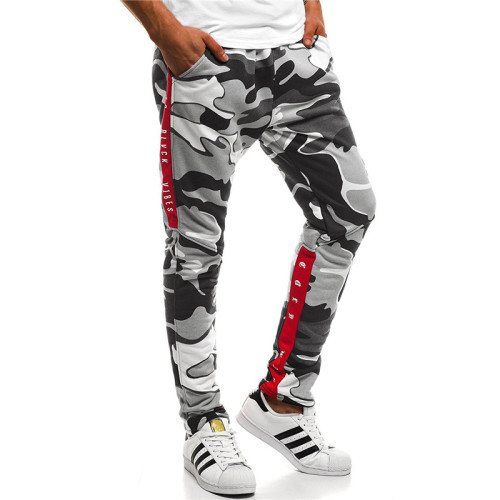Men's Camouflage Printed Sweatpants Casual Pants Fitness Men Sportswear Elastic Joggers Trousers Tracksuit Bodybuilding Clothing