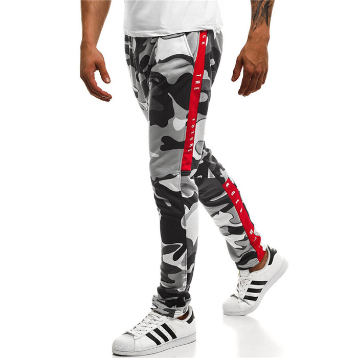 Men's Camouflage Printed Sweatpants Casual Pants Fitness Men Sportswear Elastic Joggers Trousers Tracksuit Bodybuilding Clothing
