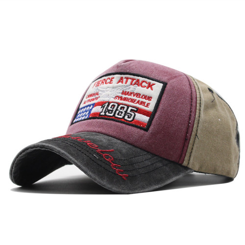 Outdoor Sport Baseball Cap USA Flag Snapback Hats Men Women Cotton Casquette Dad Hat Fashion Embroidered Adjustable Hip Hop Hat