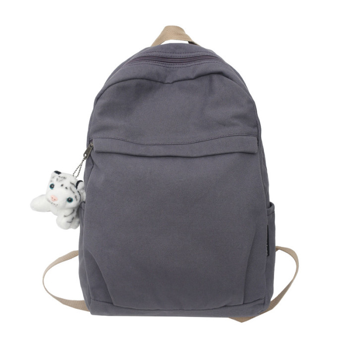 Large Capacity Canvas Women's Backpack 2022 Hard Japanese Harajuku Style Simple Travel Backpack Unisex Student School Laptop Bag